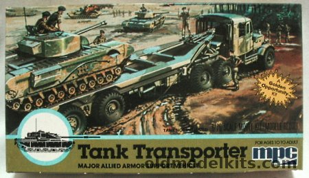MPC 1/76 Scammel 30 Ton Tank Transporter and Trailer, 1-6207 plastic model kit